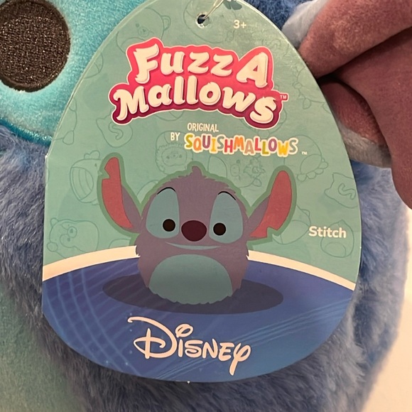 NWT 8” Disney Stitch Fuzzamallow Squishmallow - Picture 4 of 5